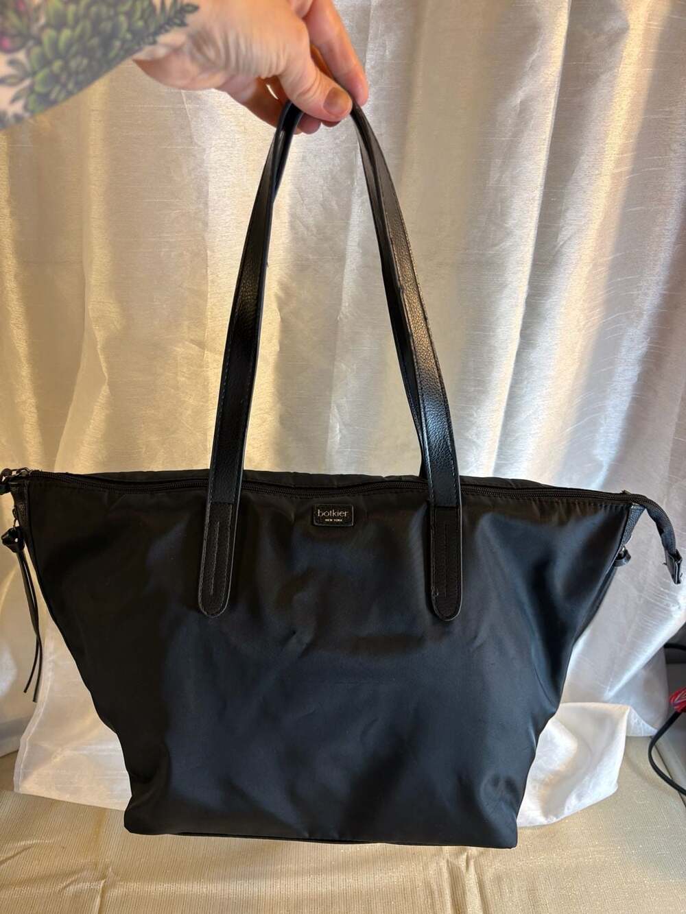 Botkier New York Black Nylon Tote Bag